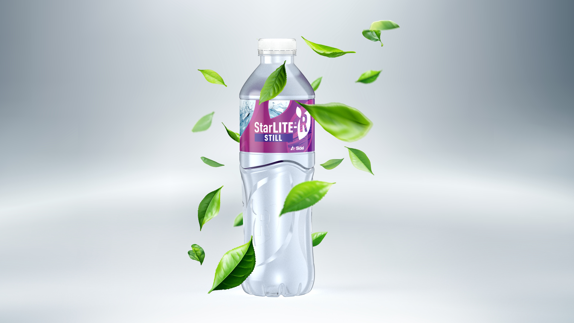 StarLITE-R STILL: Sidel’s new high production speed 100% rPET lightweight bottle base for still products