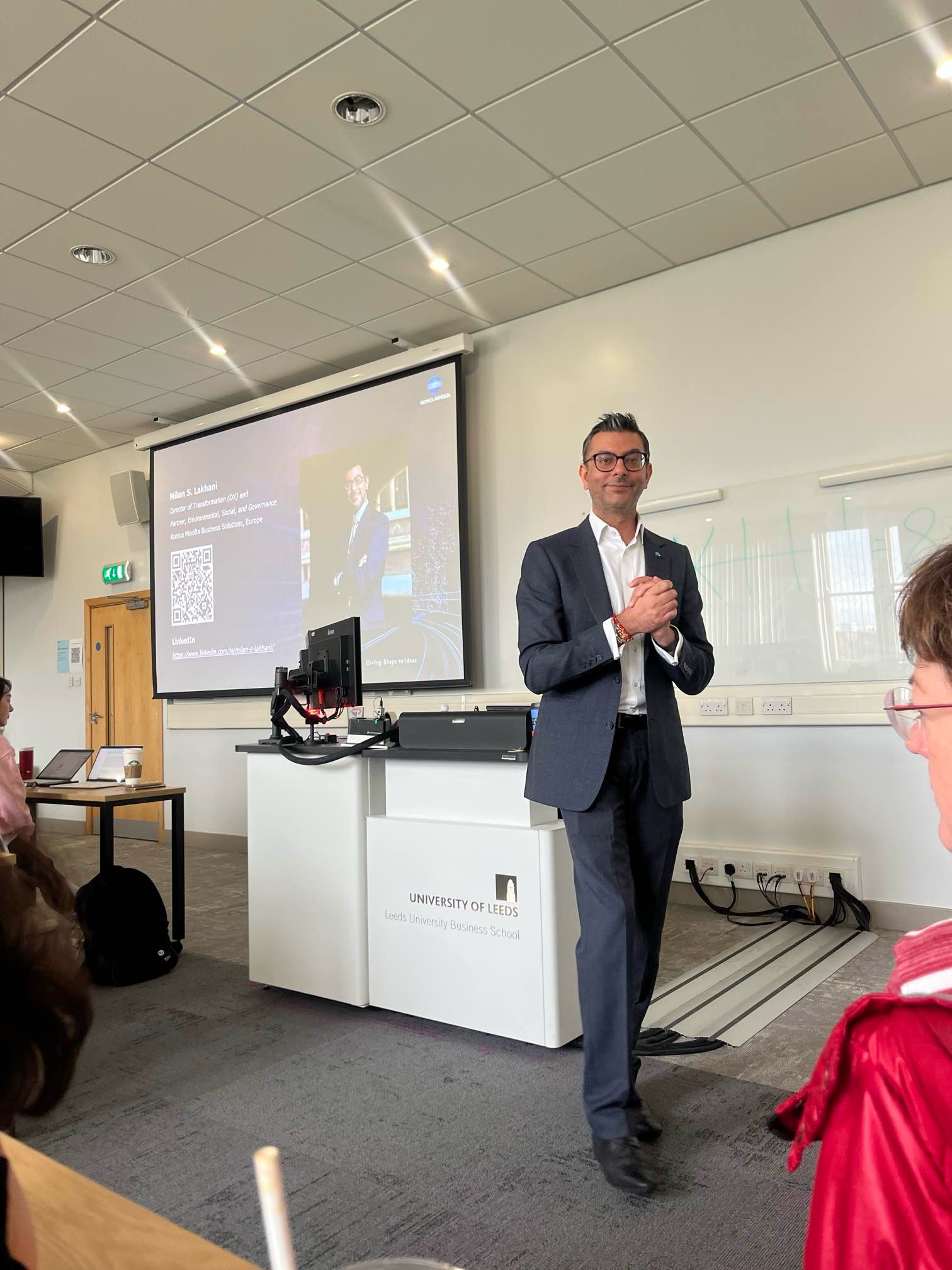 Konica Minolta and Leeds University Business School celebrate a decade of MBA programme success