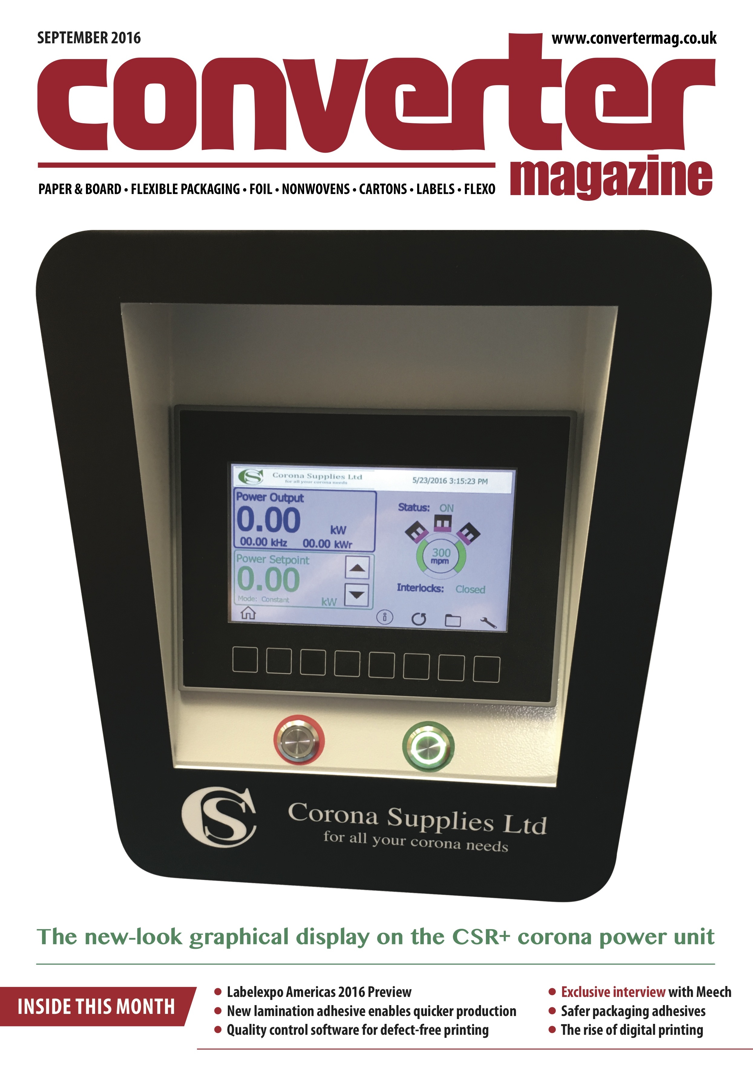 The Converter September 2016 digital issue is out now!