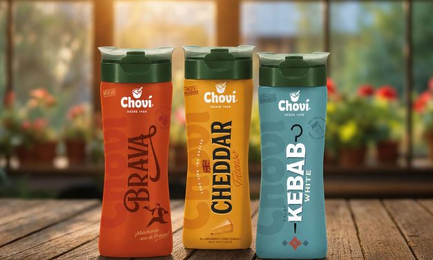 Amcor delivers bespoke flip top closure for Spanish sauce brand Choví