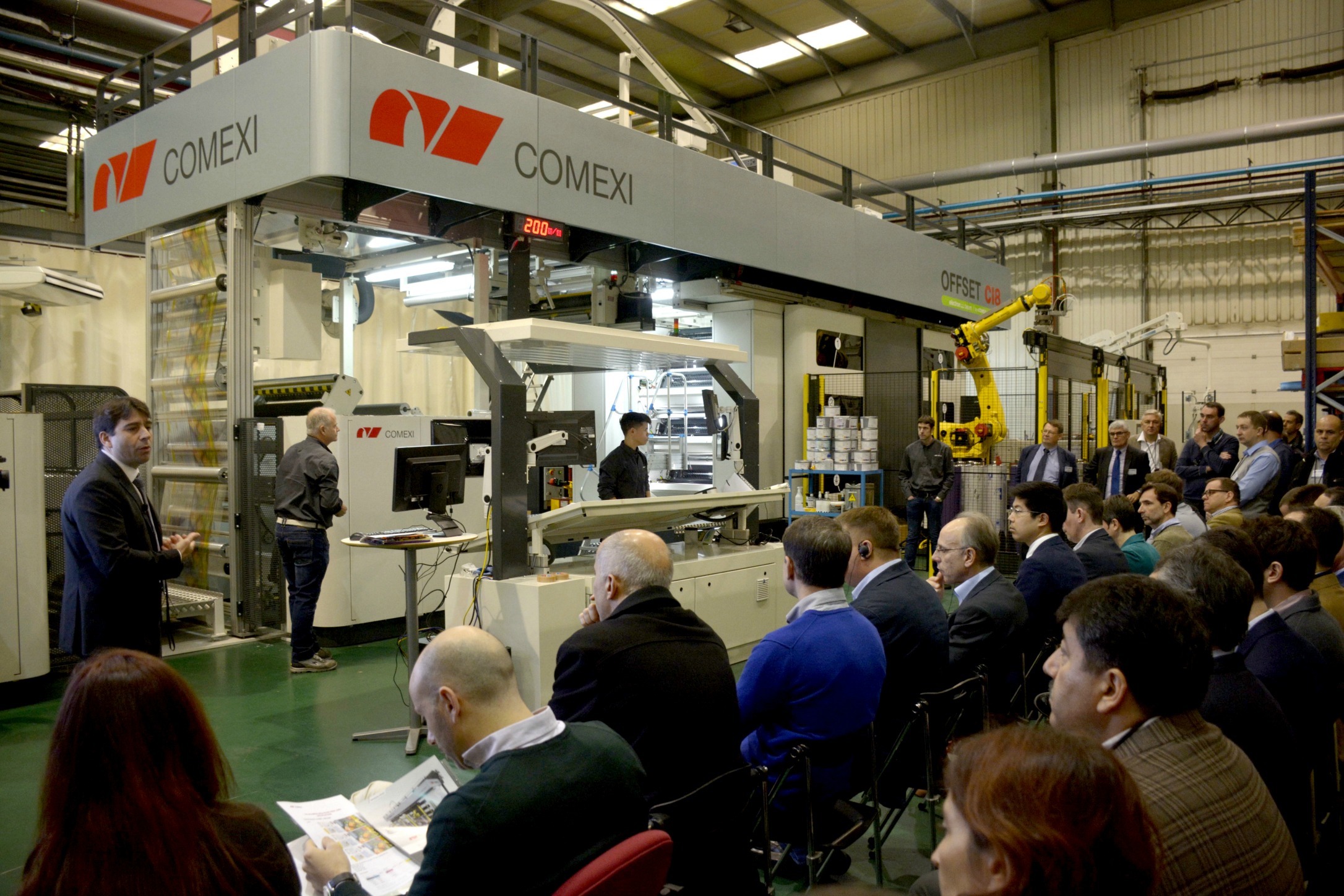Comexi displays its consolidated offset printing technology