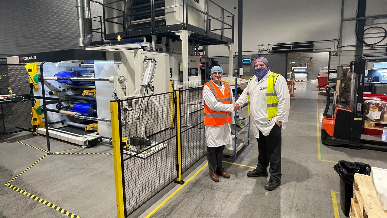 Comexi’s slitter technology enables Wipak UK to provide sustainable solutions