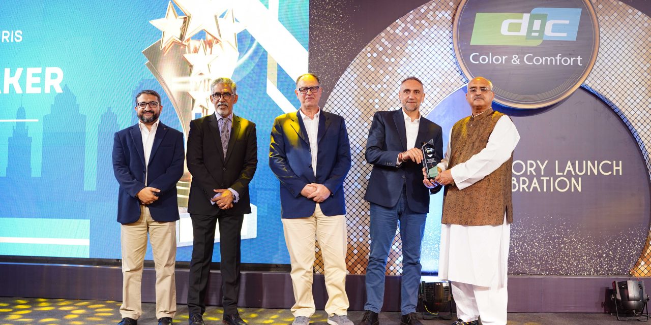 Inkmaker recognised at official opening of DIC’s new ink manufacturing facility