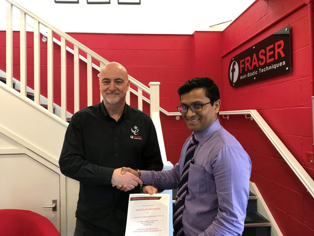 Fraser Anti-static set to capitalise on growth in Middle East market with distributor appointment