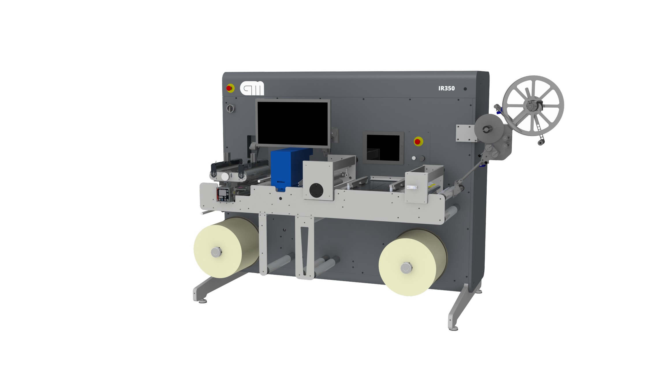 GM extends its product line with the IR350  Multifunctional Inspection Rewinder