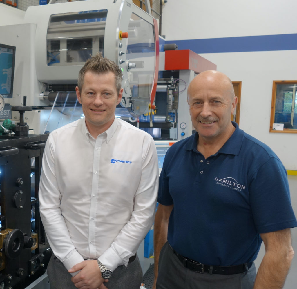 Hamilton Adhesive Labels switches to Rotometrics tooling