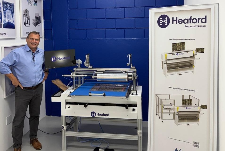 Maquinarium installs Heaford FTS flexo plate mounting system in Brazil