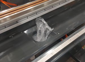 Hole for vacuum unit