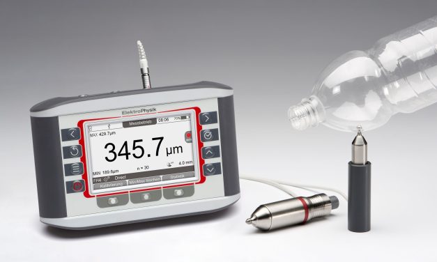 Wall thickness measurement for QC in plastic production