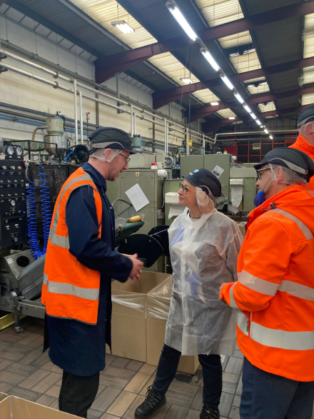 Apprenticeships and sustainability on the agenda during local MP’s visit to Beccles site