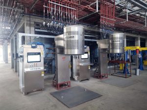 Inkmaker dispensers in new DIC Pakistan Factory