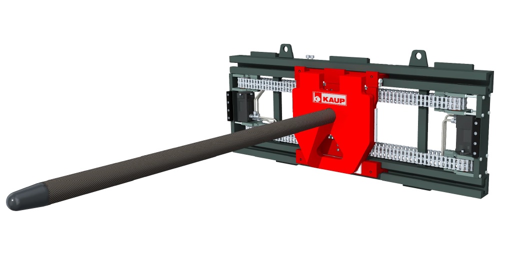 KAUP Carrying Ram attachment helps improve paper reel handling
