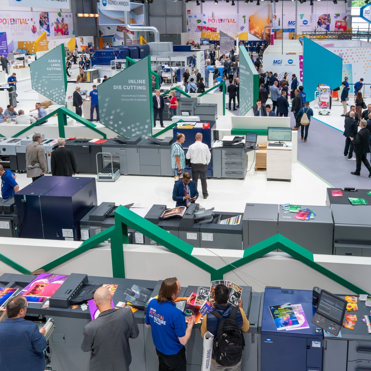 Konica Minolta unveils the most advanced end-to-end digital production lines at Drupa