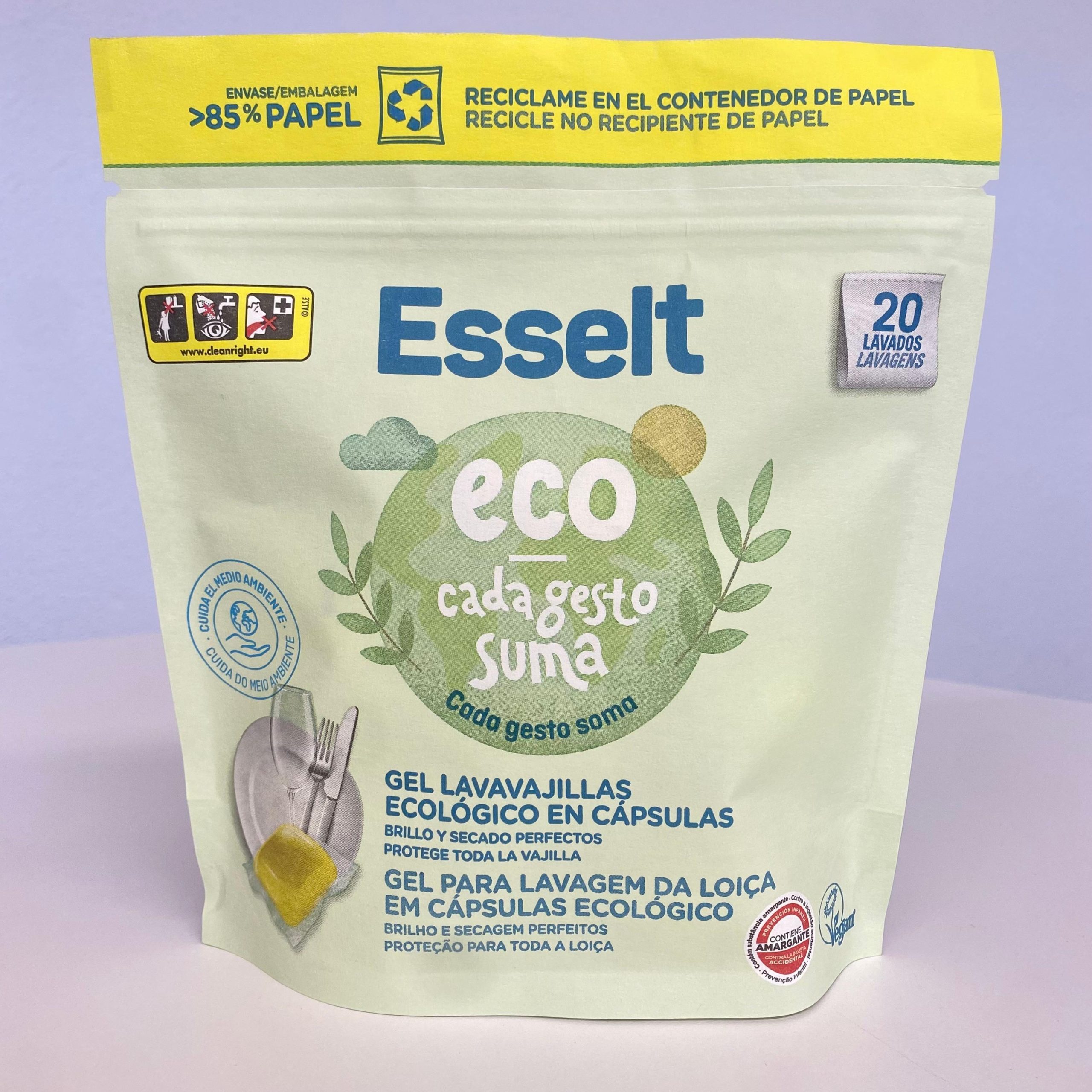 Mondi and Proquimia launch paper-based stand-up pouches for dishwashing tabs
