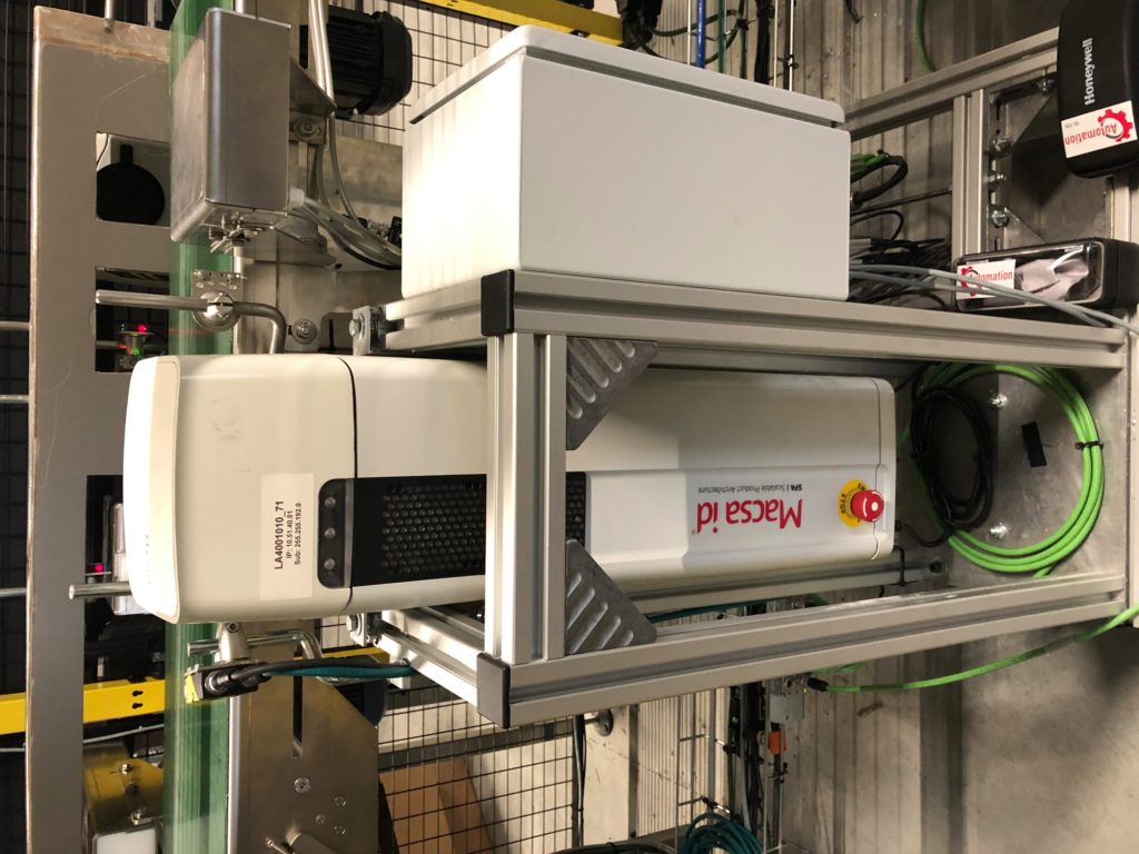 MACSA ID SUPPLIES 17 SPA C10 LASERS TO BELGIUM BASED TVH FOR APPLYING 2D CODES TO CARDBOARD BOXES