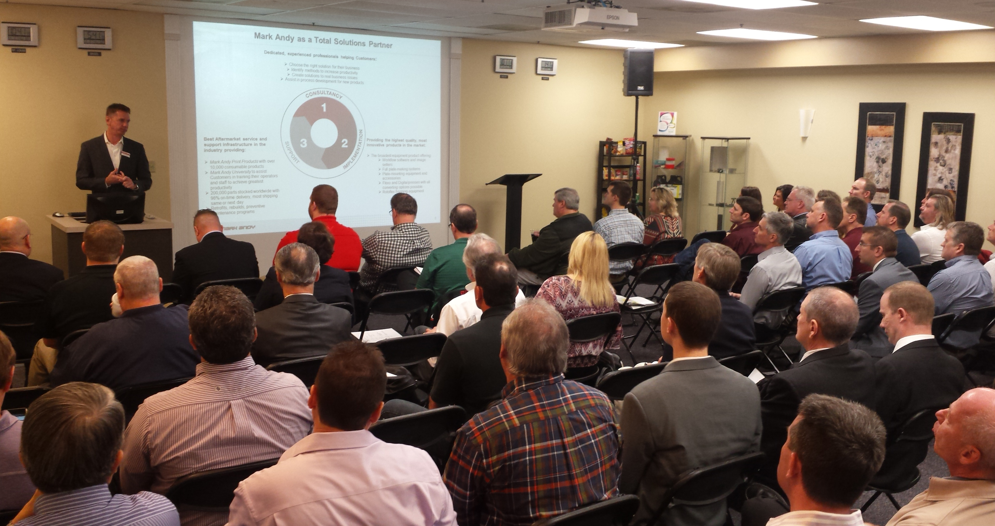 Mark Andy hosts Open House day at its label factory HQ