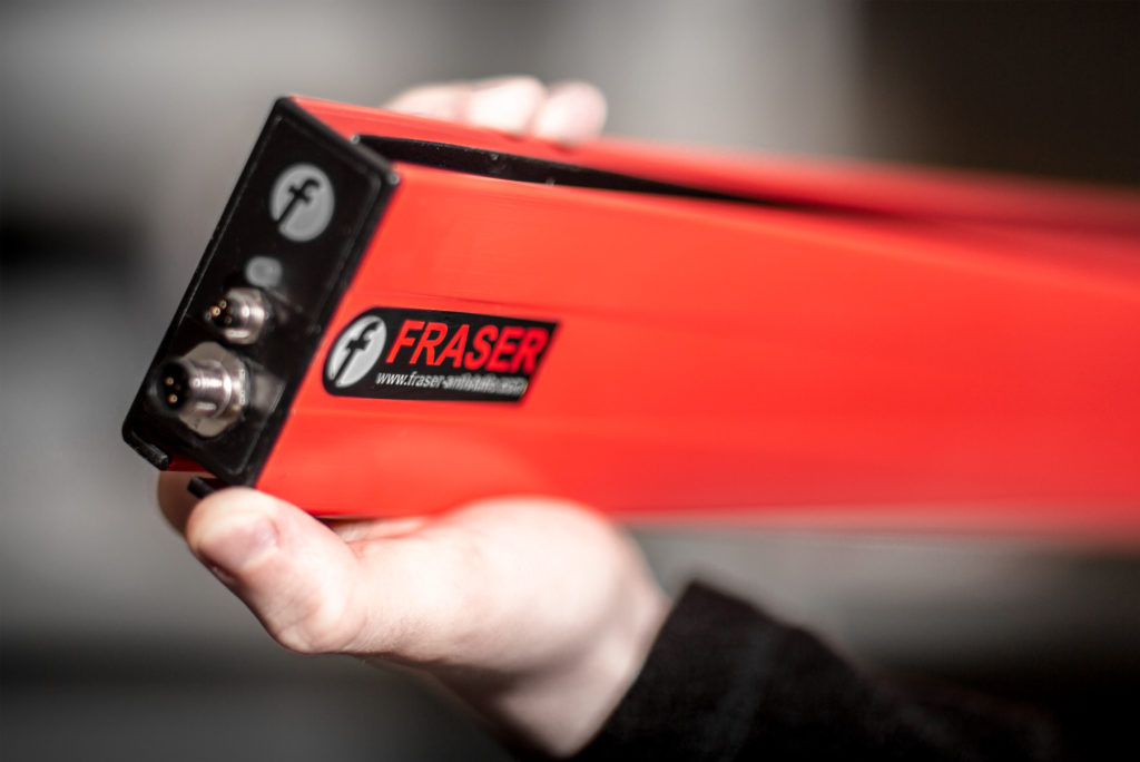 Fraser launches industry-first static elimination bar with automatic range control for OEMs at ICE Europe 2019