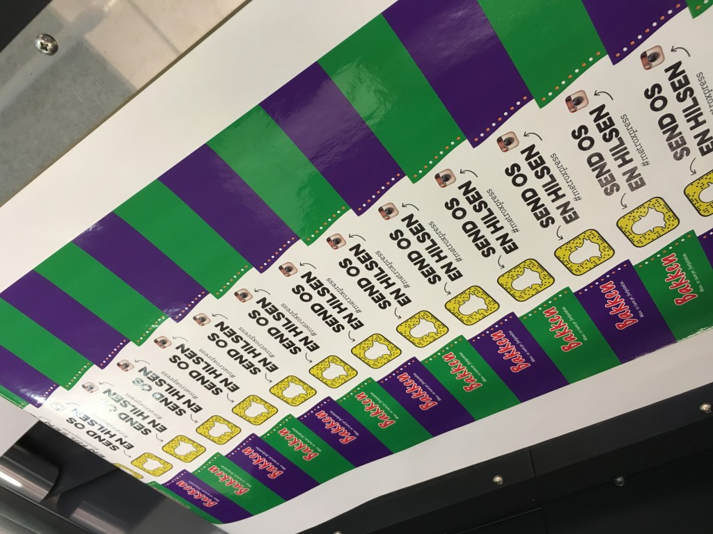 Wristbands for Bakken Amusement Park printed on IKONPRINT’s new Nilpeter PANORAMA product line