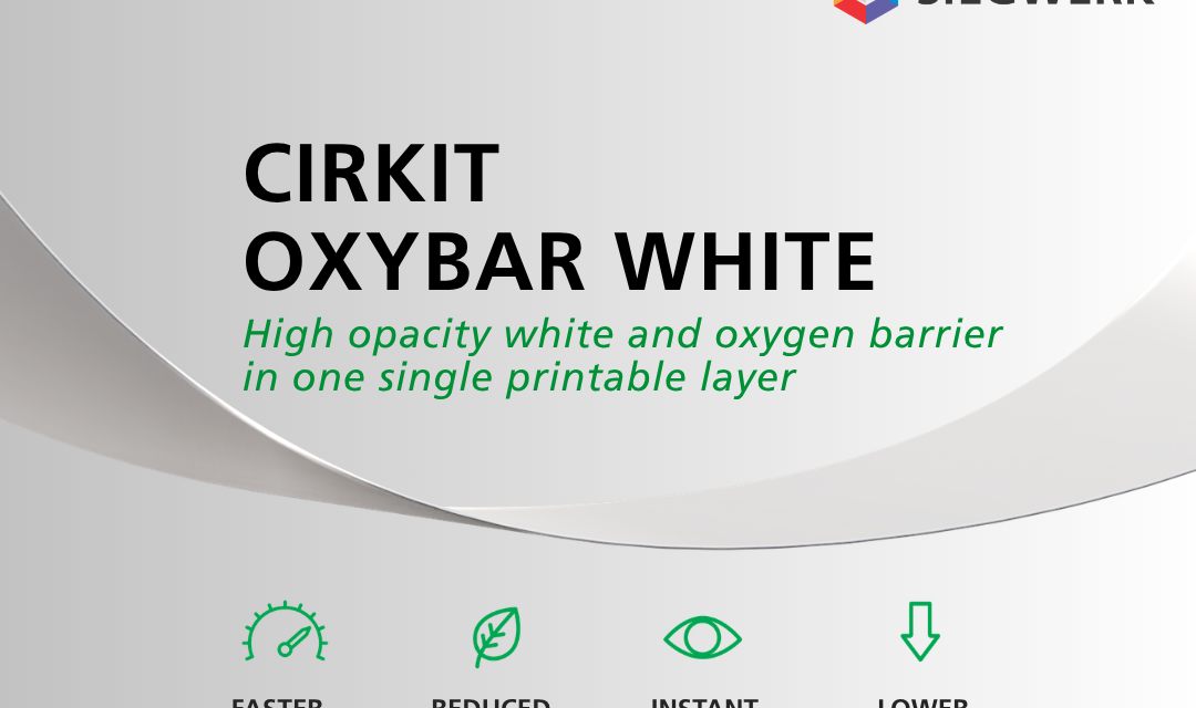 Siegwerk launches CIRKIT OXYBAR WHITE, combining oxygen barrier and white ink in a single printable layer