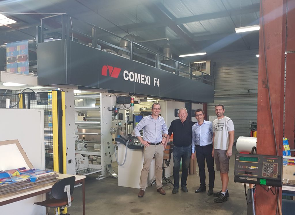 Plastiques Landais renews its confidence in Comexi with the acquisition of a new flexographic press