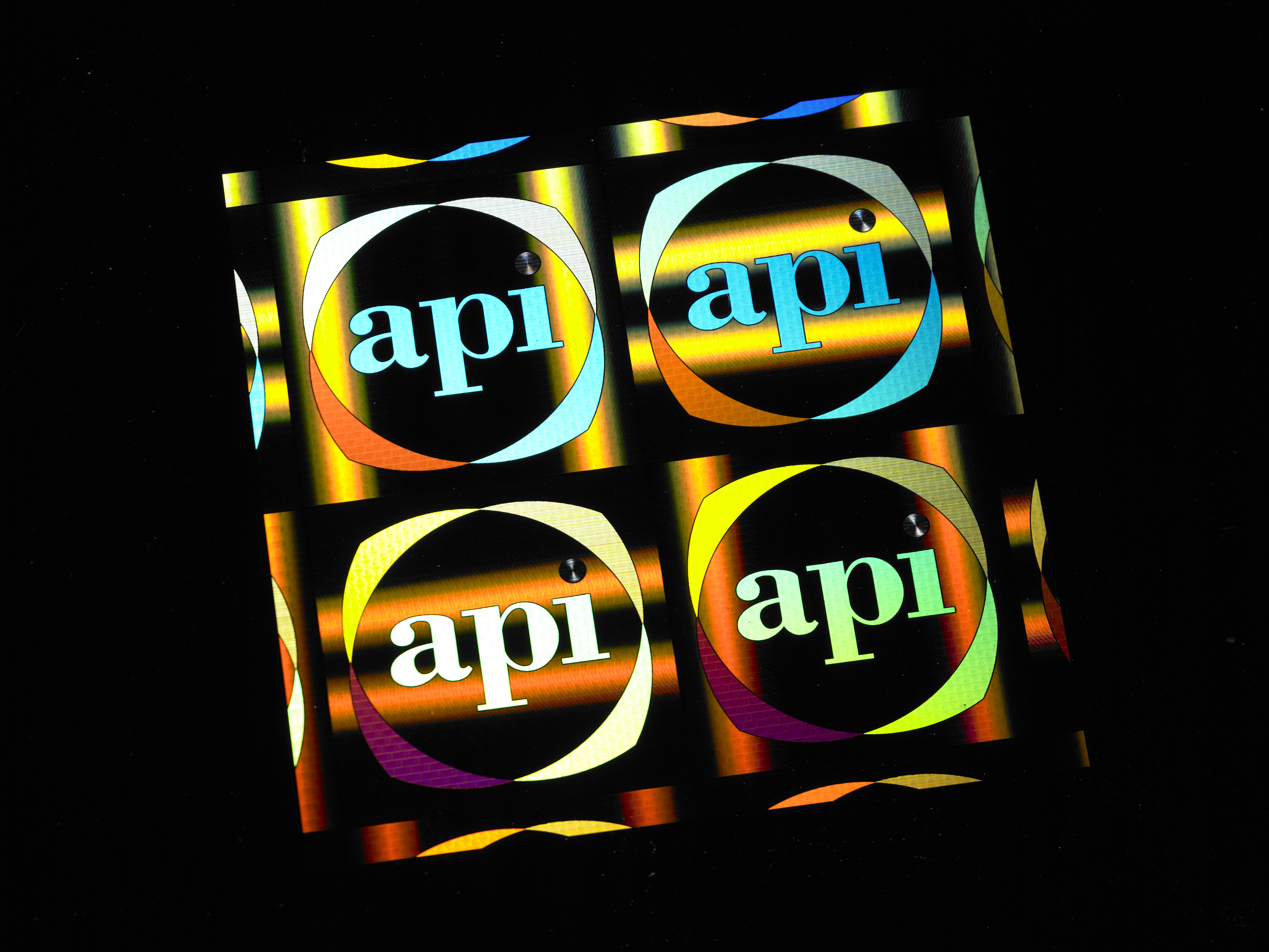 API’s latest holographic foils on show at Packaging Innovations