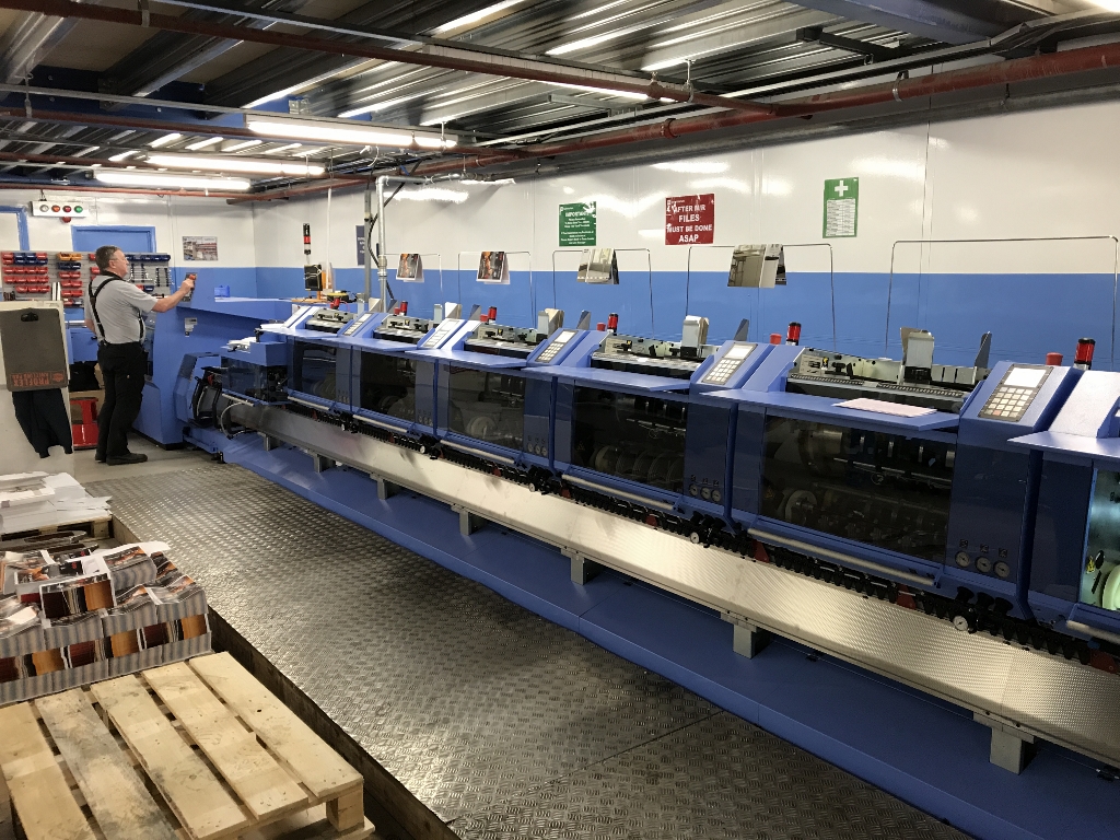 Printing company invests over one million pounds in print finishing technology