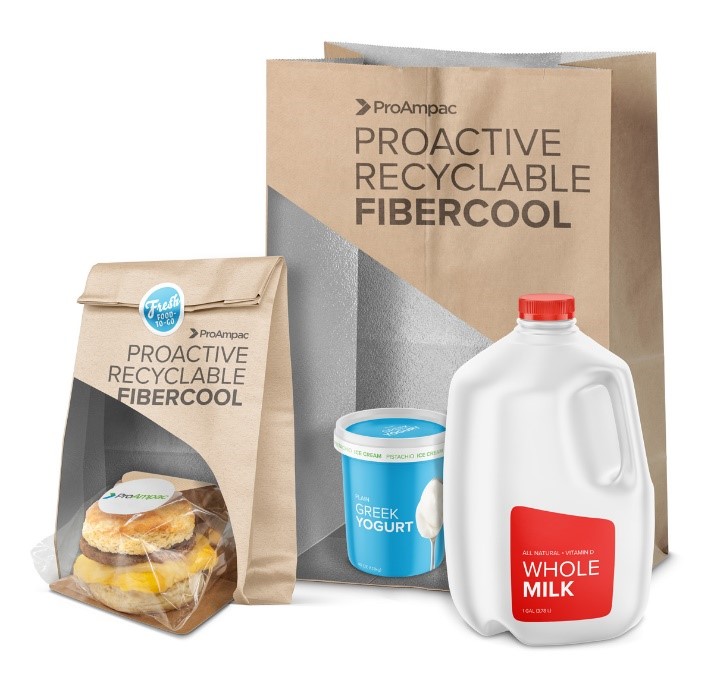 Keeping it Cool: ProAmpac Unveils Revolutionary FiberCool Curbside Recyclable Insulated Bag