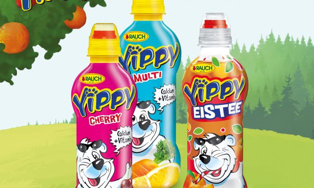 Sports closure enhances drinking experience and sustainability for children’s drink Rauch Yippy