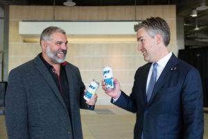 Rod Froment left and Darrell Friesen right co owners of Jet Label 1