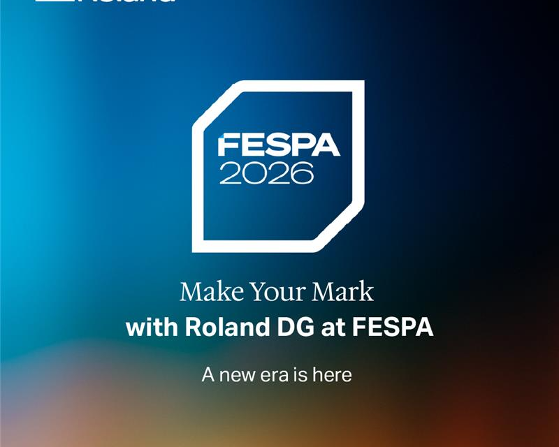 Roland DG to make Its mark at FESPA Global Print Expo 2026 with new brand, new technologies and live personalisation insights
