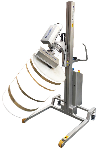 Packline Materials Handling Announce The Release Of Their New Roll Handling Equipment With Fully Motorized Dual Action Lifting And Rotation of Large Reels
