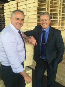 Steve Smith, GM of George Hill Rosewood (left), and John Lord, group sales director of Rosewood
