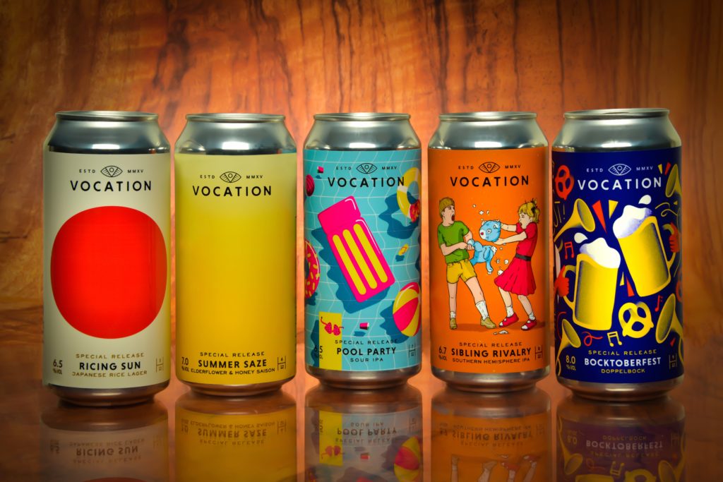 The Label Makers add playful-styled labels to complement special release beer series