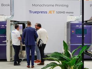 SCREEN at drupa2024 Truepress JET 520HD mono digital press