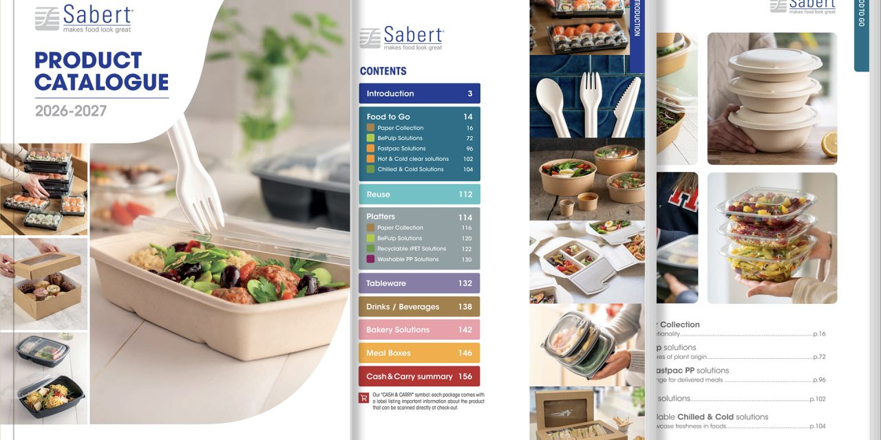 Sabert Europe launches its largest-ever product portfolio in new catalogue