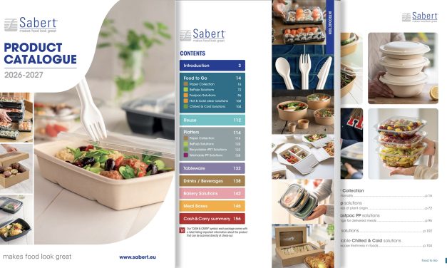 Sabert Europe launches its largest-ever product portfolio in new catalogue