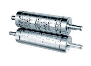 Schobertechnologies 2026 Pack Expo Cutting and creasing cylinders in segmented design