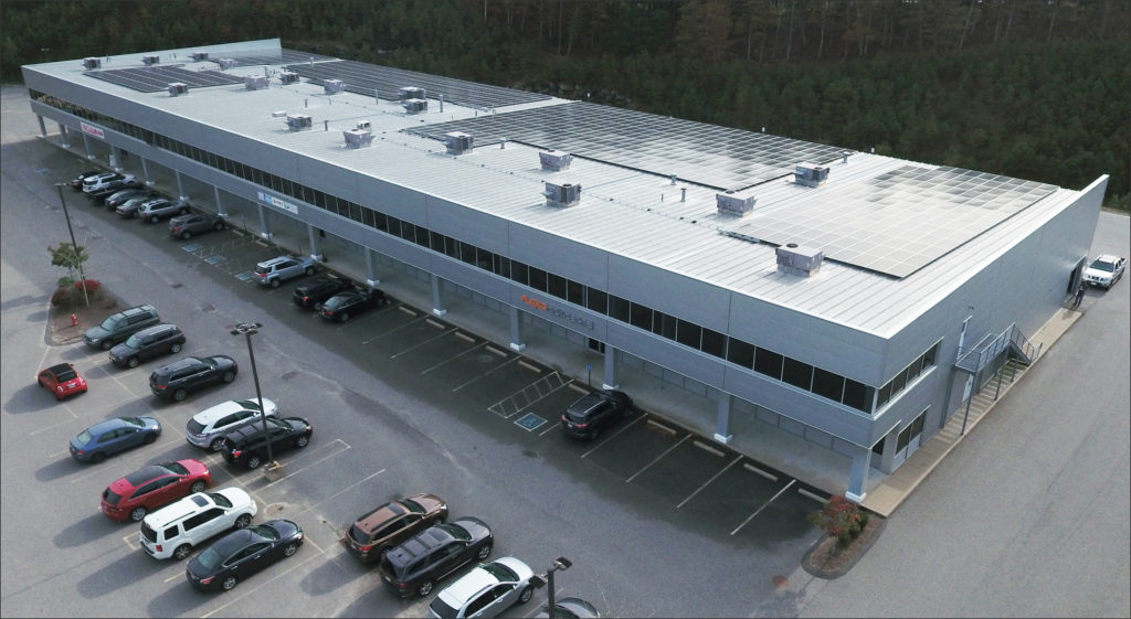 Flexo Concepts’ 100 per cent solar-powered building