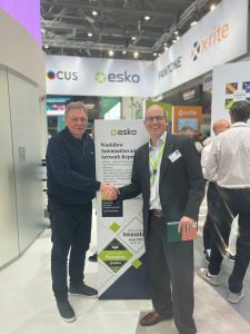 Steve Mulcahy Contact Originator CEO and Richard Roth General Manager EMEA at Esko