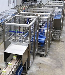 T. Freemantle ultra clean open frame Automatic Beverage Multipack Machine 4X faster cleaning and maintenance