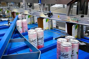 The Automatic Beverage Multipack Machine cartons small slim and wide 150ml 250ml 330ml cans into numerous pack sizes compressed