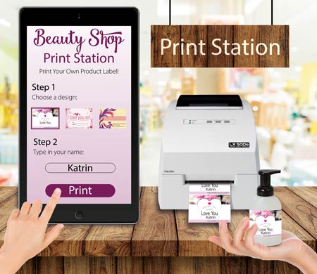 Unique products created through personalised labels at Labelexpo