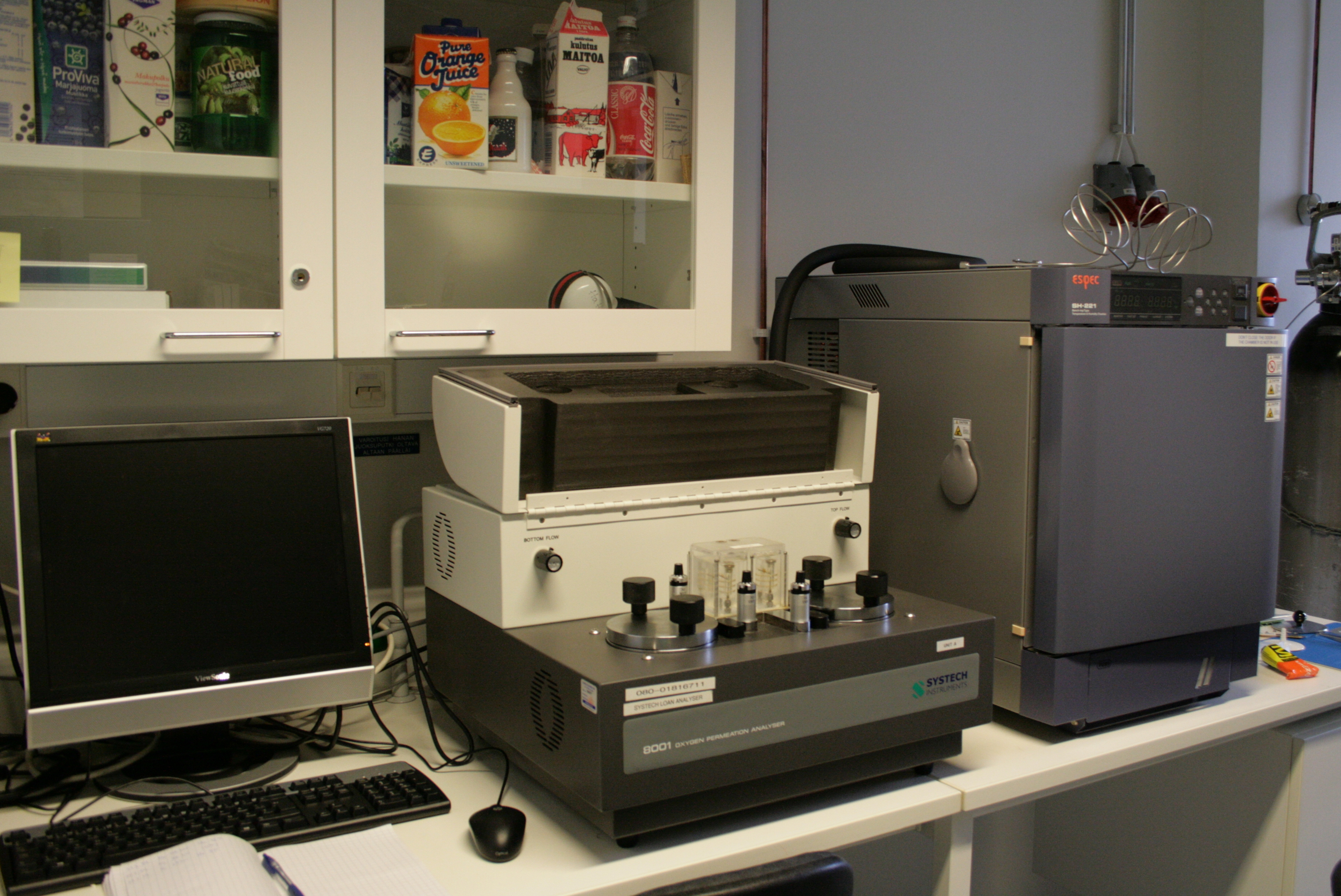 University research group tests oxygen barrier properties of biodegradable packaging materials