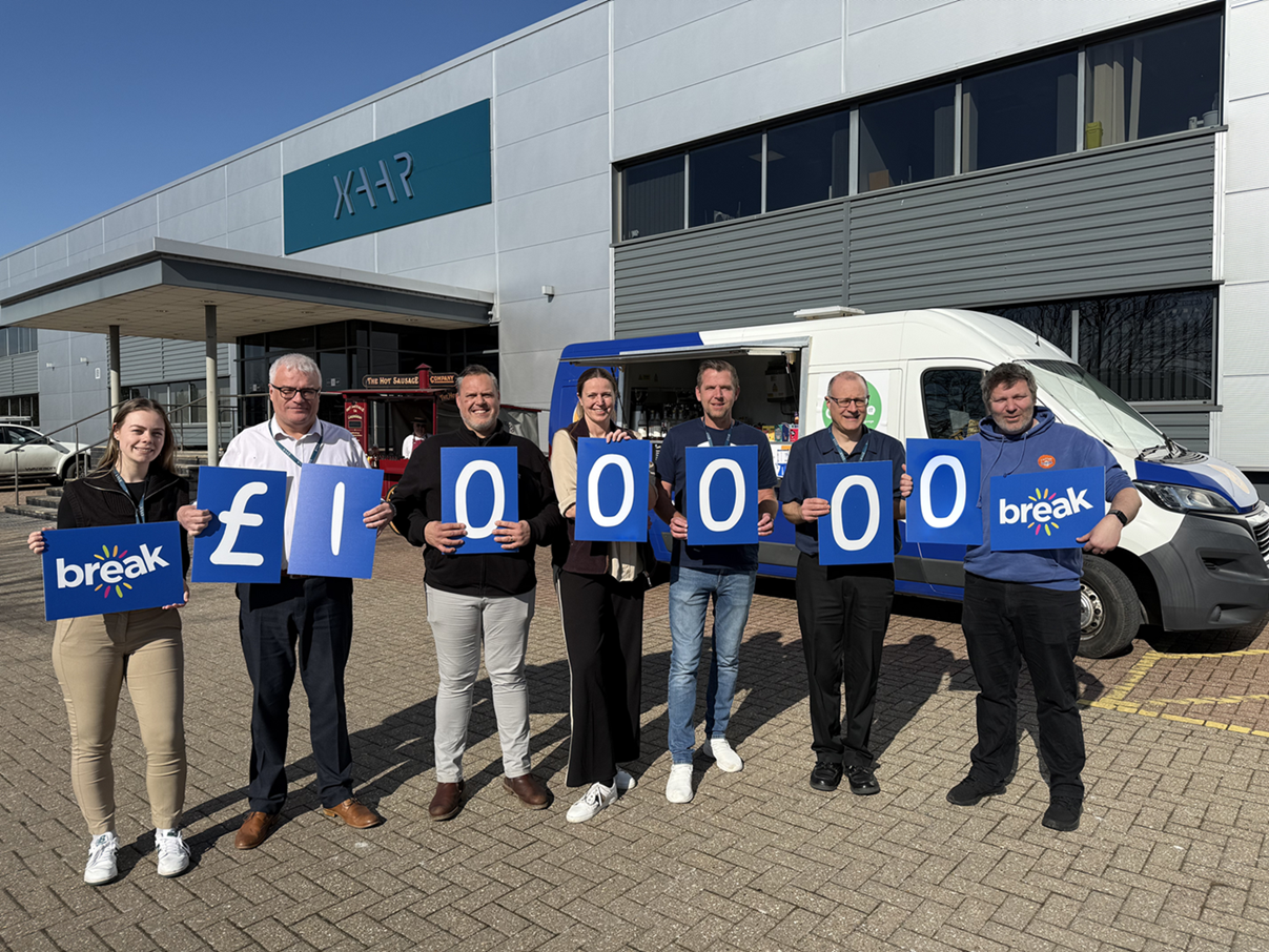 XAAR DONATES OVER £100K FOR BREAK AND EXTENDS PARTNERSHIP FOR ANOTHER YEAR