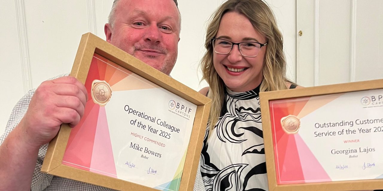 BPIF Cartons Awards 2025: Double award success for Bobst UK & Ireland