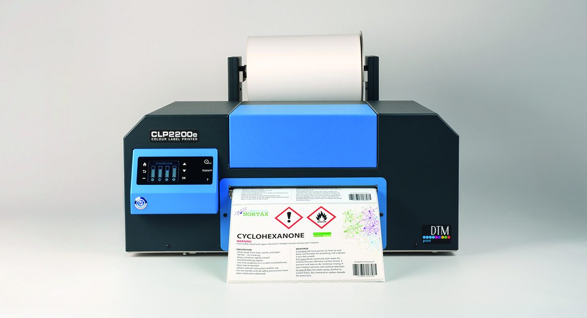 DTM launch CLP2200e colour label printer