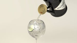 Hendricks packaging by Hunter Luxury being used