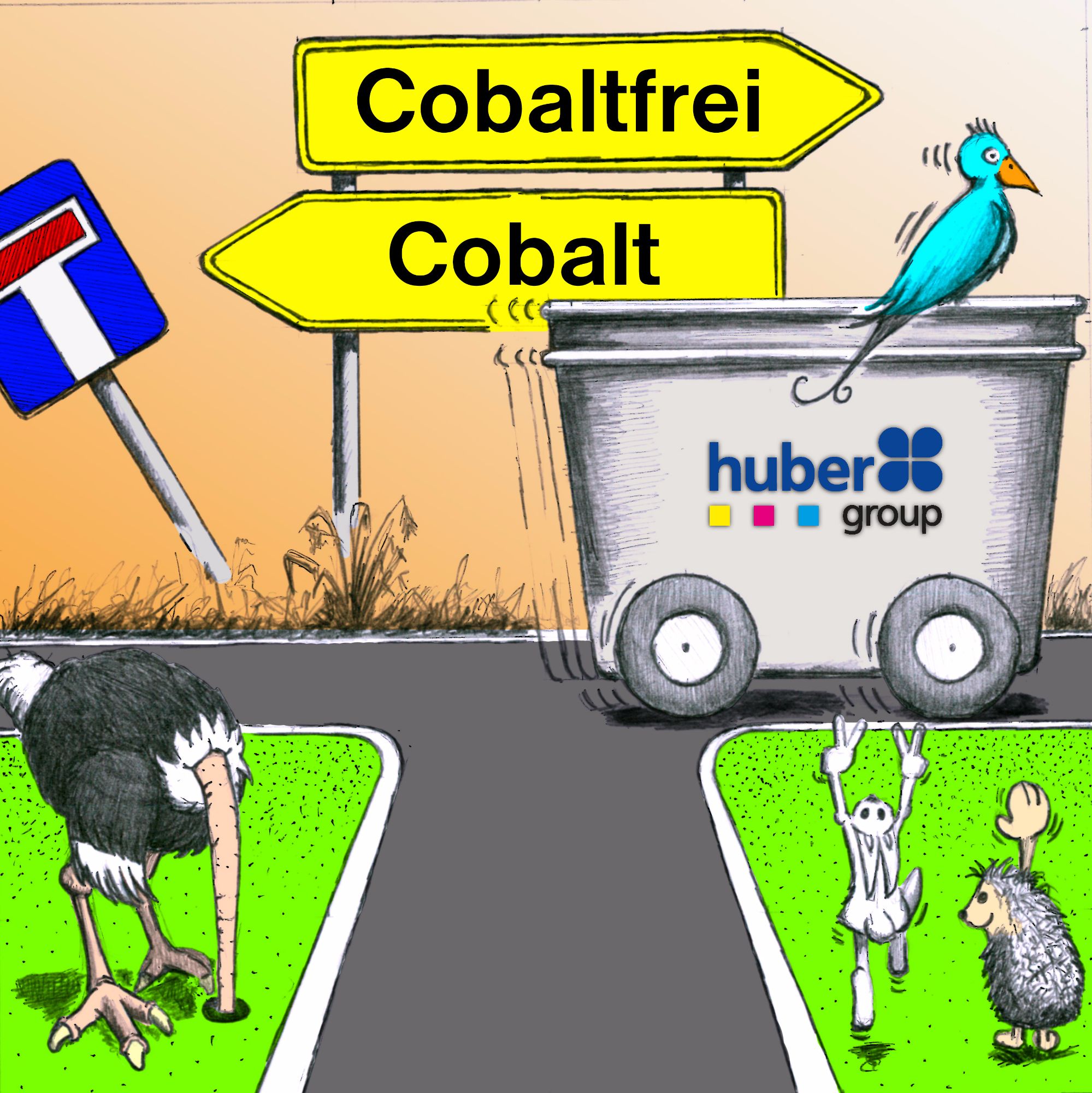 Cobalt-free ink formulations