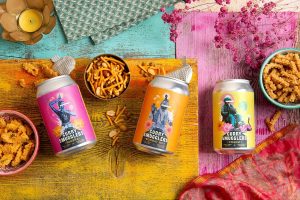 sustainability example: Aluminium used as packaging for Bombay mix