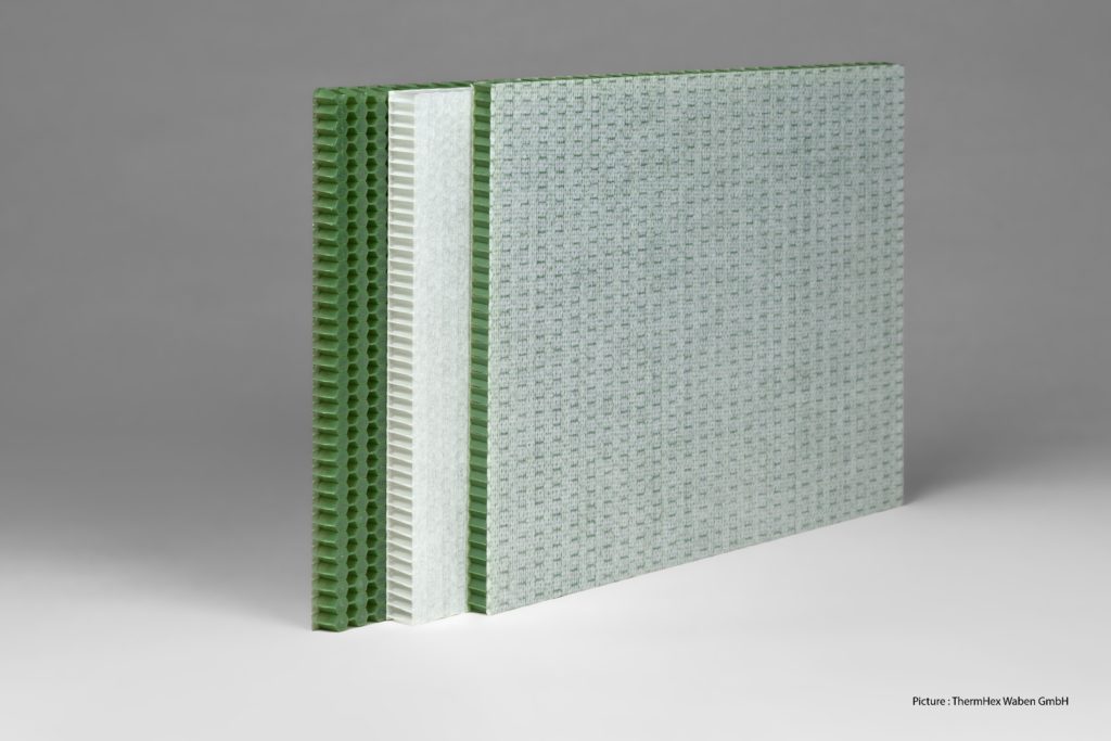 Recycled PET honeycomb now commercially viable using EconCore’s technology